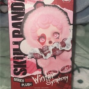 Skullpanda Winter Symphony Plush Keychain